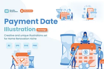 Payment Date Illustration Pack