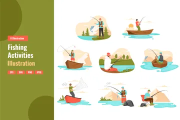 Pêche Pack d'Illustrations