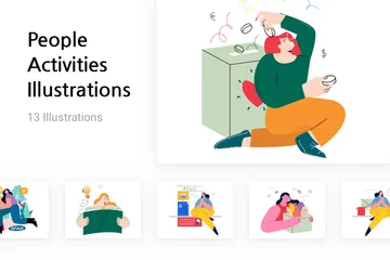 People Activities Illustration Pack