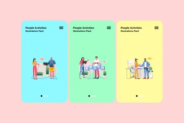 People Activities Illustration Pack