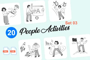 People Activities Set 03 Illustration Pack