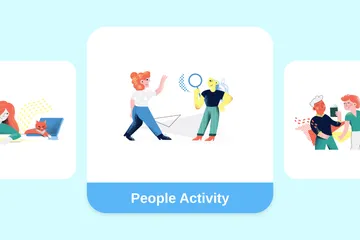 People Activity Illustration Pack