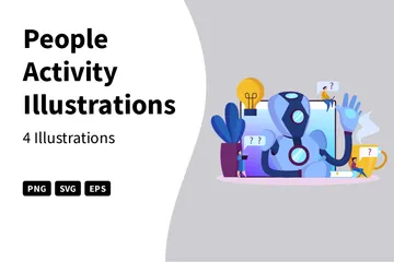 People Activity Illustration Pack