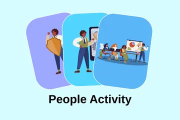 People Activity Illustration Pack