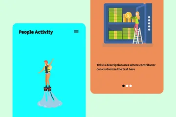 People Activity Illustration Pack