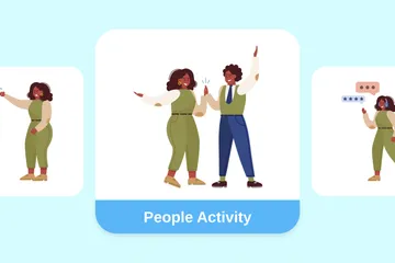 People Activity Illustration Pack