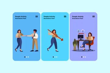 People Activity Illustration Pack