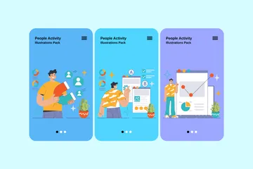 People Activity Illustration Pack