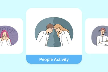 People Activity Illustration Pack