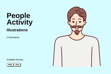 People Activity Illustration Pack