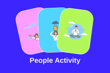 People Activity Illustration Pack