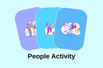 People Activity Illustration Pack