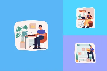 People Activity Illustration Pack