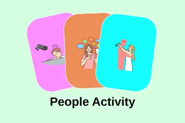 People Activity Illustration Pack