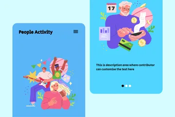 People Activity Illustration Pack