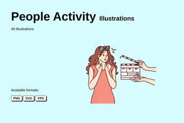 People Activity Illustration Pack