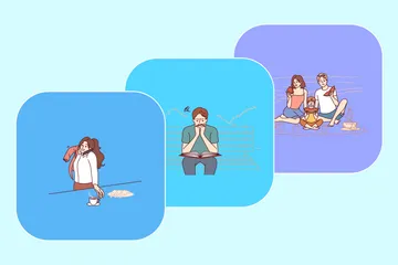 People Activity Illustration Pack