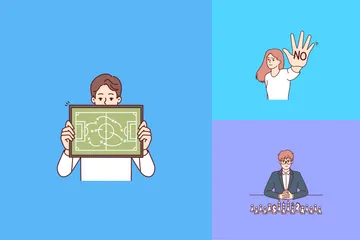 People Activity Illustration Pack