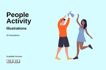 People Activity Illustration Pack