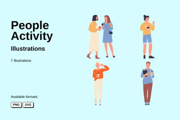 People Activity Illustration Pack