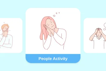 People Activity Illustration Pack