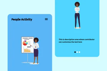 People Activity Illustration Pack