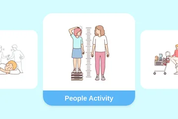 People Activity Illustration Pack