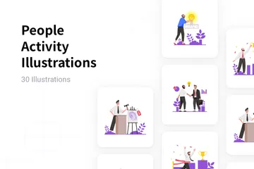 People Activity Illustration Pack