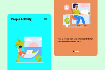 People Activity Illustration Pack