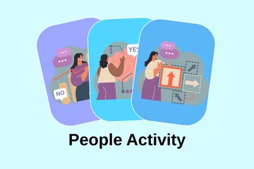 People Activity Illustration Pack