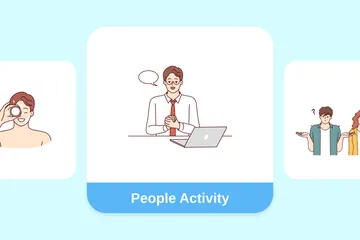 People Activity Illustration Pack