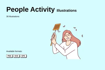 People Activity Illustration Pack