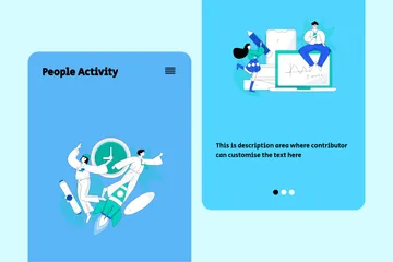 People Activity Illustration Pack