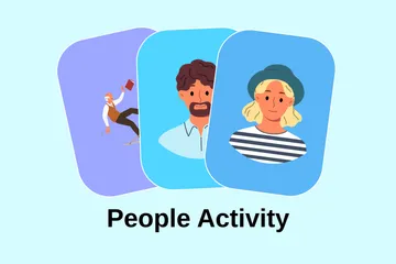 People Activity Illustration Pack