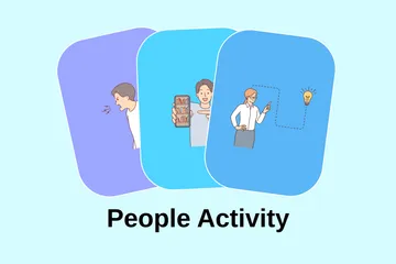 People Activity Illustration Pack