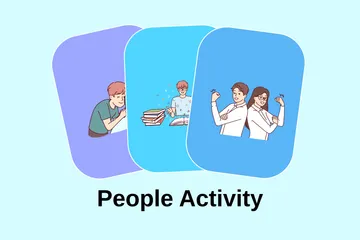 People Activity Illustration Pack