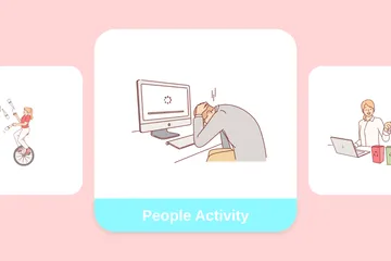 People Activity Illustration Pack