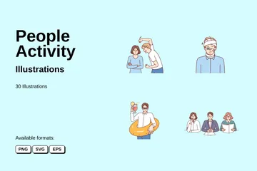 People Activity Illustration Pack