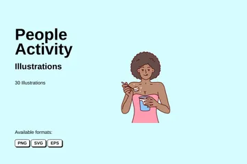 People Activity Illustration Pack