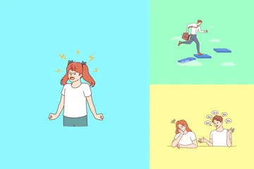 People Activity Illustration Pack