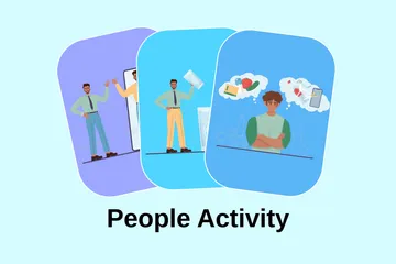 People Activity Illustration Pack