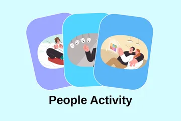 People Activity Illustration Pack