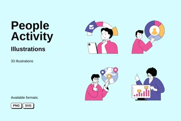 People Activity Illustration Pack