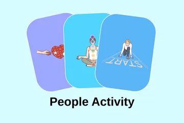 People Activity Illustration Pack