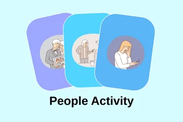 People Activity Illustration Pack