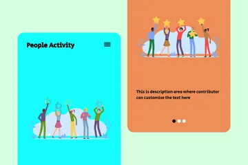 People Activity Illustration Pack