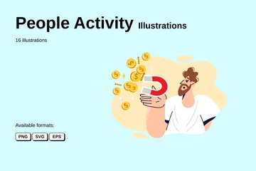 People Activity Illustration Pack