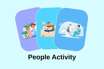 People Activity Illustration Pack