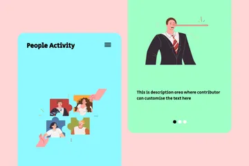 People Activity Illustration Pack