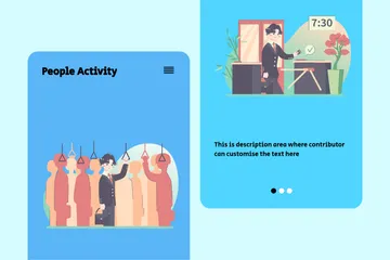 People Activity Illustration Pack